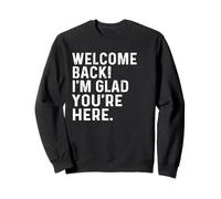 Back To School Teacher Welcome Back I'm Glad You're Here Felpa