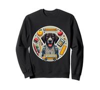 Back To School Tedesco a pelo corto Pointe Dog Bambini Ragazzi Ragazze Felpa