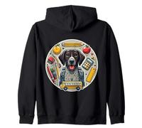 Back To School Tedesco a pelo corto Pointe Dog Bambini Ragazzi Ragazze Felpa con Cappuccio