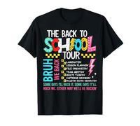 Back to School Tour 2025 2026 Funny Teacher Gen Alpha Vibes Maglietta