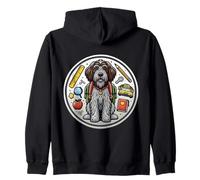 Back To School Wirehaired Pointing Griffon Cane Ragazzo Ragazza Bambini Felpa con Cappuccio