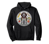 Back To School Wirehaired Pointing Griffon Cane Ragazzo Ragazza Bambini Felpa con Cappuccio