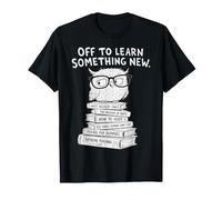 Back to School Wise Owl Learning Student Maglietta