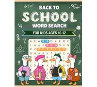 Back to School Word Search for Kids Ages 10-12: 80 Brain-Boosting Puzzles Packed with Subjects, Science, History, and More