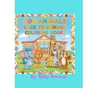 Back To School Zoo Animal Coloring Book
