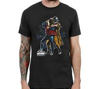 Back To The Beat T-Shirt Future Parody Music Dance Punk Rock Daft Festival Band Tee Black M