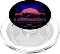 Back To The Future 1985 Neon Delorean Sunset PopSockets PopGrip per MagSafe