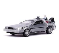 Back to the Future 2 Delorean 1:24 Scale Hollywood Ride Officially Jada Toys
