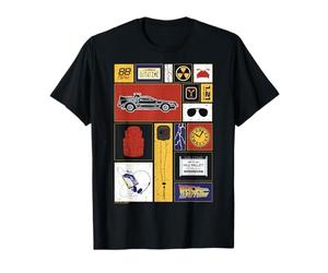 Back To The Future 35th Anniversary Icon Panels Maglietta