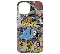 Back To The Future 40th Anniversary Sticker Collage Custodia per iPhone 14