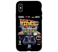 Back To The Future 40th Anniversary Video Game Style Custodia per iPhone X/XS