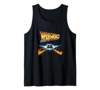 Back to the Future DeLorean e Logo Canotta