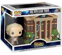 Funko Pop! Town: Back To The Future Doc Brown W/Clock Tower #15