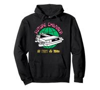 Back To The Future Globe Future Changer Time Machine Retro Felpa con Cappuccio