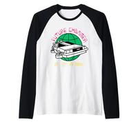 Back To The Future Globe Future Changer Time Machine Retro Maglia con Maniche Raglan