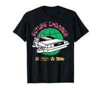 Back To The Future Globe Future Changer Time Machine Retro Maglietta