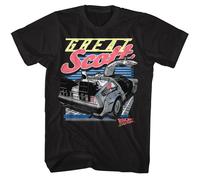 Back To The Future Great Scott 2 T-Shirt Uomo Manica Corta Nero Girocollo Cotone