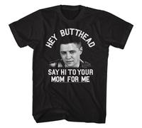 Back To The Future - Hey Butthead - T-Shirt Manica Corta - Uomo - Cotone - Nero