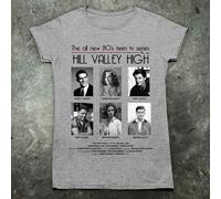 Back To The Future Hill Valley Alto Donna 80s Film T Shirt