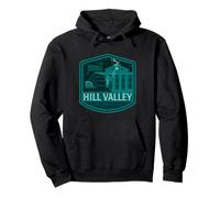 Back to The Future Hill Valley Lightning Felpa con Cappuccio