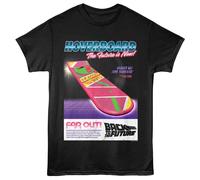 Back To The Future - Hoverboard - Adulto Unisex T-Shirt - Nero