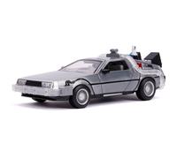 Back to the Future II Hollywood Rides Diecast Model 1/24 DeLorean Time Machine