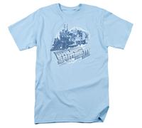 Back To The Future III Volta Treno con Licenza Ufficiale Adulto T-Shirt