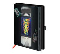 Back To The Future Logo Vhs-Style Rilegato IN Tela Notebook 12.7x20.3cm