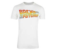 Back To The Future Maglietta Logo Uomo (TV494)