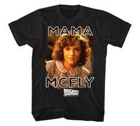 Back To The Future Mama Mcfly T-Shirt Manica Corta Uomo 3XL-6XL Nero