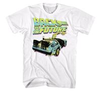 Back To The Future - Neon - Manica Corta - Adulti - T-Shirt