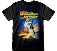 Back To The Future: Poster Black (T-Shirt Unisex Tg. S) -