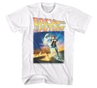Back To The Future Questa Volta T-Shirt Uomo Manica Corta Cotone Bianco