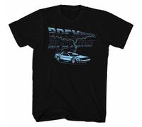 Back To The Future Ride The Lightning T-Shirt Manica Corta Cotone Nera