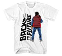Back To The Future - Schiena - American Classici - Bianco Adulto Corto