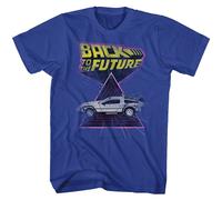 Back To The Future Speed Demon T-Shirt Manica Corta Girocollo Cotone Royal