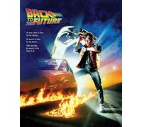 Back To The Future Un Foglio di Stampe su Tela da 40 x 50 cm, Poliestere, Multicolore, 40x50x3.2 cm