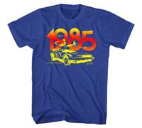 Back To The Future Way Ba T-Shirt Manica Corta Royal in Cotone Girocollo
