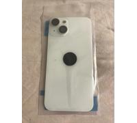 Back vetro Scocca Posteriore Per iPhone 14 Compatibile Apple Bianco starlight