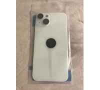 Back vetro Scocca Posteriore Per iPhone 14 Compatibile Apple Magneti Bianco