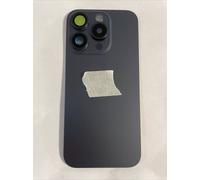 Back vetro Scocca Posteriore Per iPhone 15 Pro Compatibile Magneti Blu