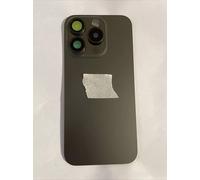 Back vetro Scocca Posteriore Per iPhone 15 Pro Compatibile Magneti Nero grigio