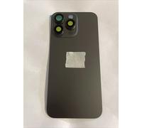 Back vetro Scocca Posteriore Per iPhone 15 Pro Max Compatibile Magneti Nero Grig