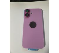 Back vetro Scocca Posteriore Per iPhone 16 Compatibile Magneti Rosa