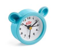 Back2Fun - Mini Orologio Sveglia per Bambini, Batteria LR44 Inclusa, 57 x 50 x 20 mm, Accessorio da Comodino o Scrivania, Ideale per la Routine Quotidiana Scolastica, Design Orsetto Blu