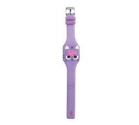 Back2Fun - Orologio Digitale per Bambini, Display Led Touch, Sistema 12 Ore, Pila Inclusa, Cinturino in Silicone, Regalo per Bambini e Bambine, Misure 32x225x5 mm, Gattina