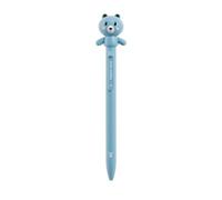 Back2Fun - Penna a Inchiostro Blu, Penna a Forma di Animale che Abbraccia, Punta da 0,7 mm, Include Due Ricariche di Inchiostro, Ideale per Astuccio Scolastico e Ritorno a Scuola, Orsetto