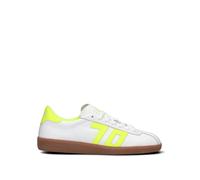 BACK70 Sneaker donna bianca/gialla in pelle 37