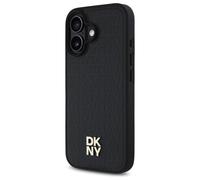DKNY Rigida Dkny 6.1 " Con, Design Con Motivo Del Logo Ripetuto COVER per Apple iPhone 16, Nero