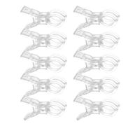 Backdrop Clips - 10-Piece Strong Grip Clamps for Balloon Arch Setup, Crafting Projects with Secure Hold, Photo Backdrop Accessories for Wedding Birthday Parties, 3.54x1 inch